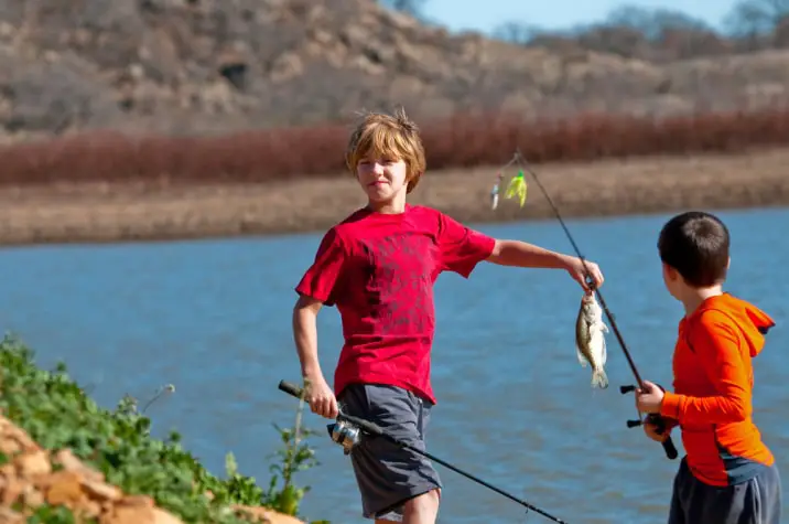 boys fishing