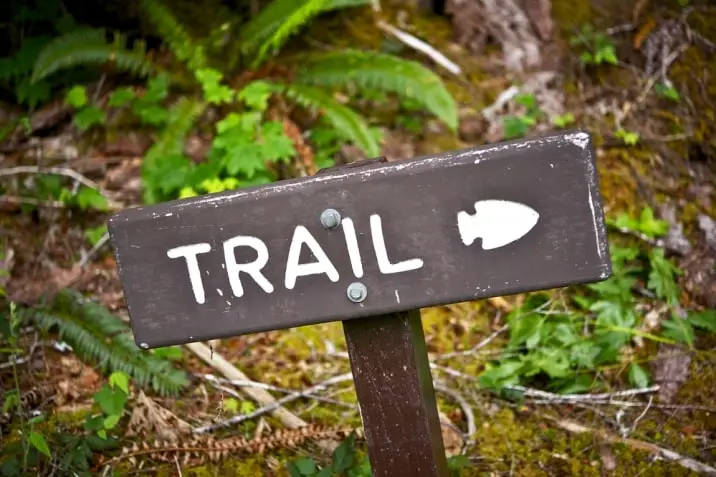 trail sign