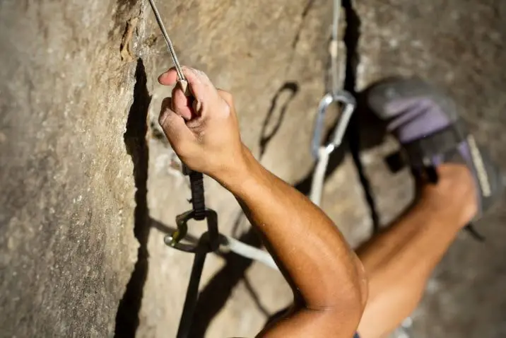 rock climbing