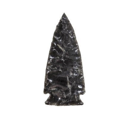 obsidian spear head