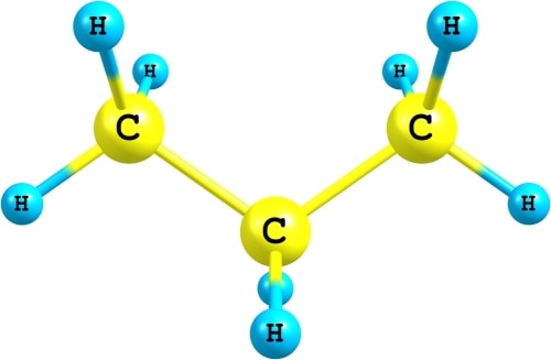 propane molecular structure