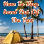 keeping sand out of the tent