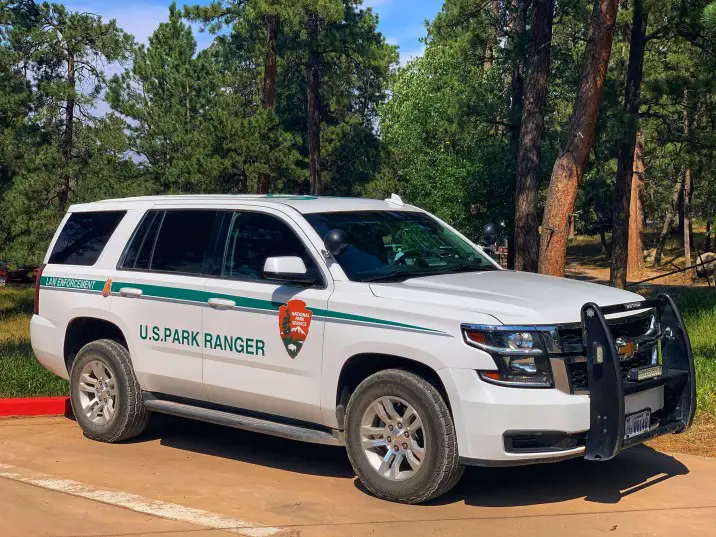 park ranger vehicle